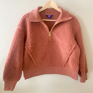 NWOT JoyLab Sherpa Pullover Mauve ✨